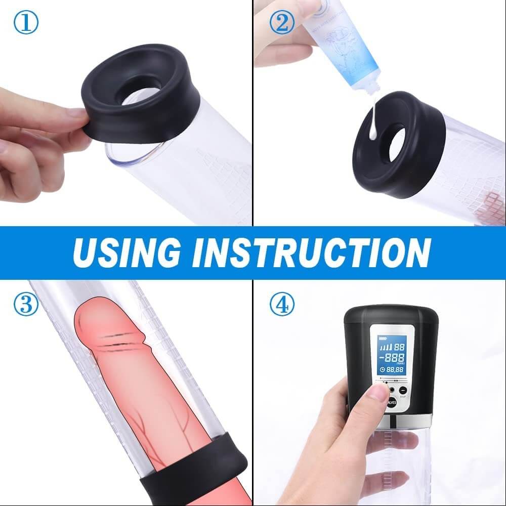 Manual Vacuum Penis Pump Strengthen Enlarger Booster Extender