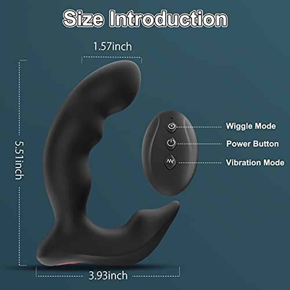 Ergonomic Prostate Massager | Black Prostate Massager | Adorime