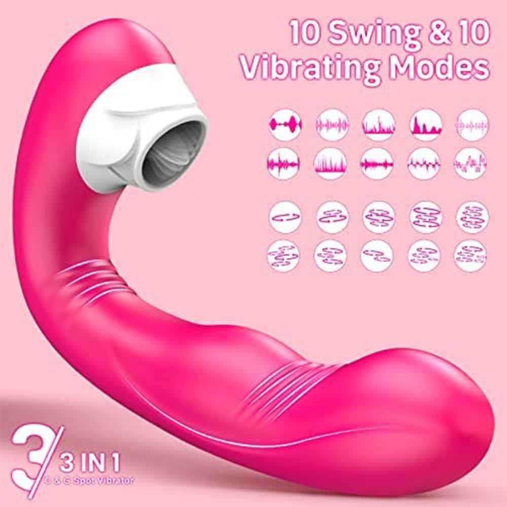 Clitoral Licking Stimulation | Swing Dildo Vibrator | Adorime