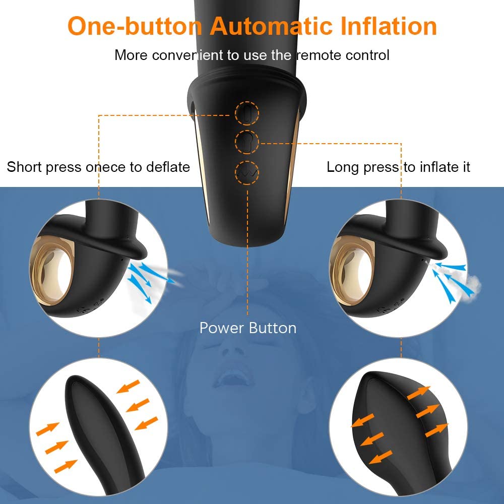 Silicone Anal Plug | Electro Stim P-Spot Massagers | Adorime