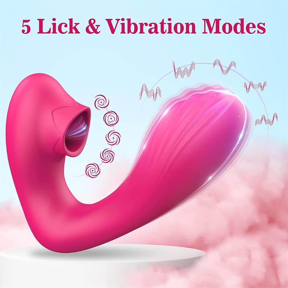 Licking Curved Vibrator | Clit Licking Toy | Adorime