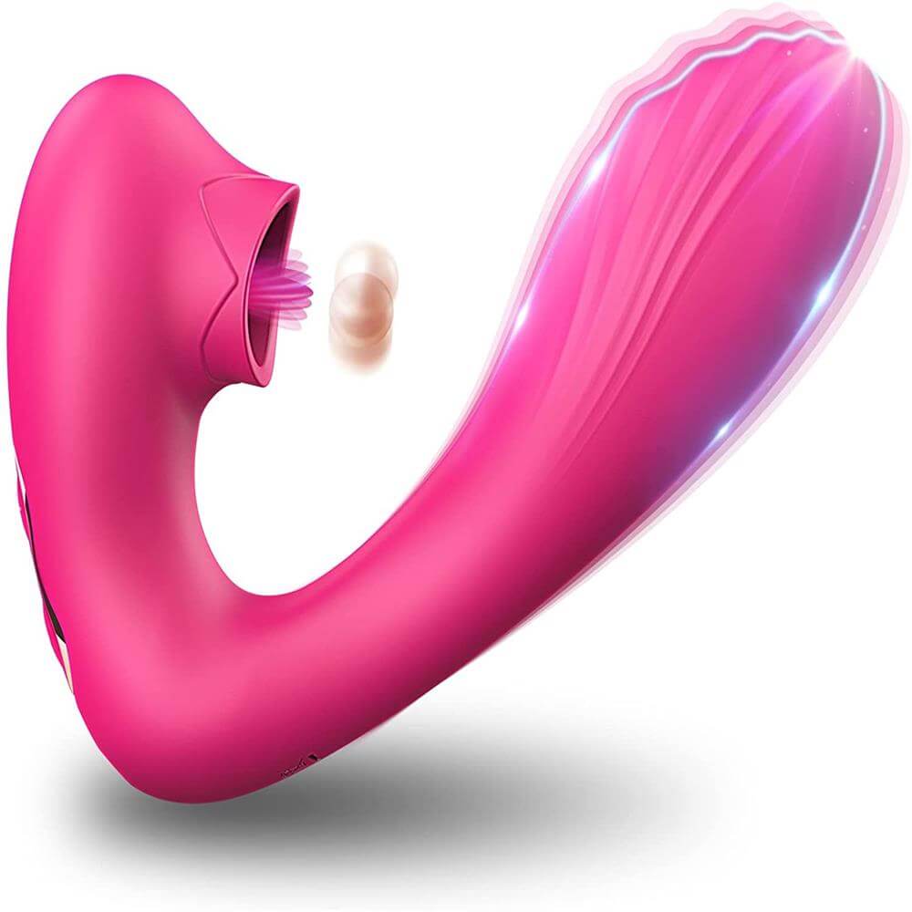 Licking Curved Vibrator | Clit Licking Toy | Adorime