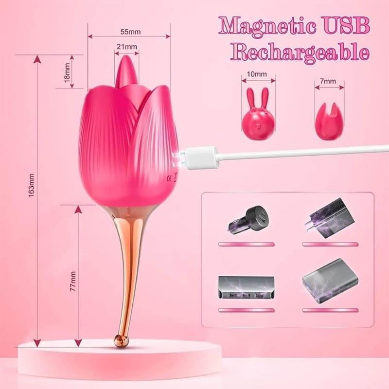 Clit Licker Rose Toy | Women's Licker Rose Toy | Adorime