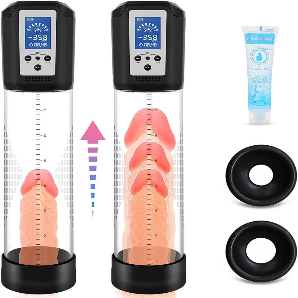 Electric Penis Vacuum Pump Penis Vacuum Enlarge Pump Adorime