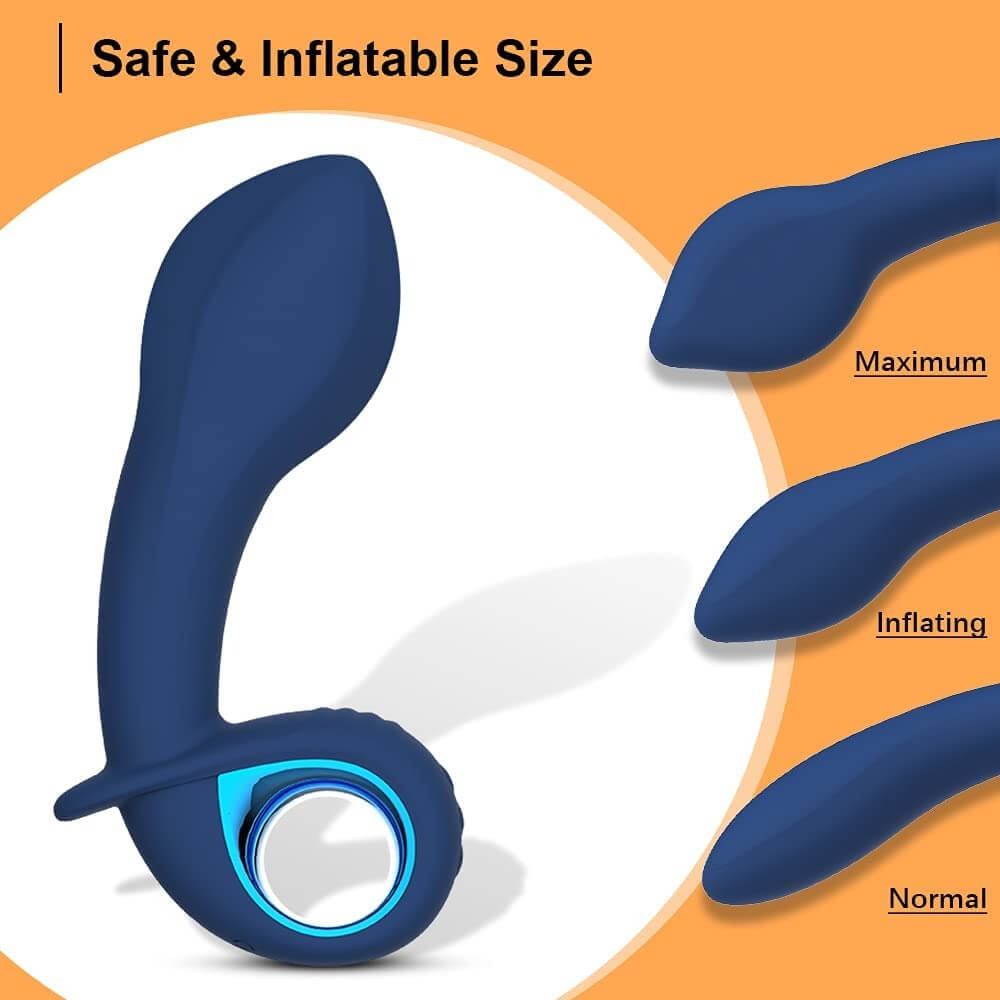 Silicone Anal Plug | Electro Stim P-Spot Massagers | Adorime