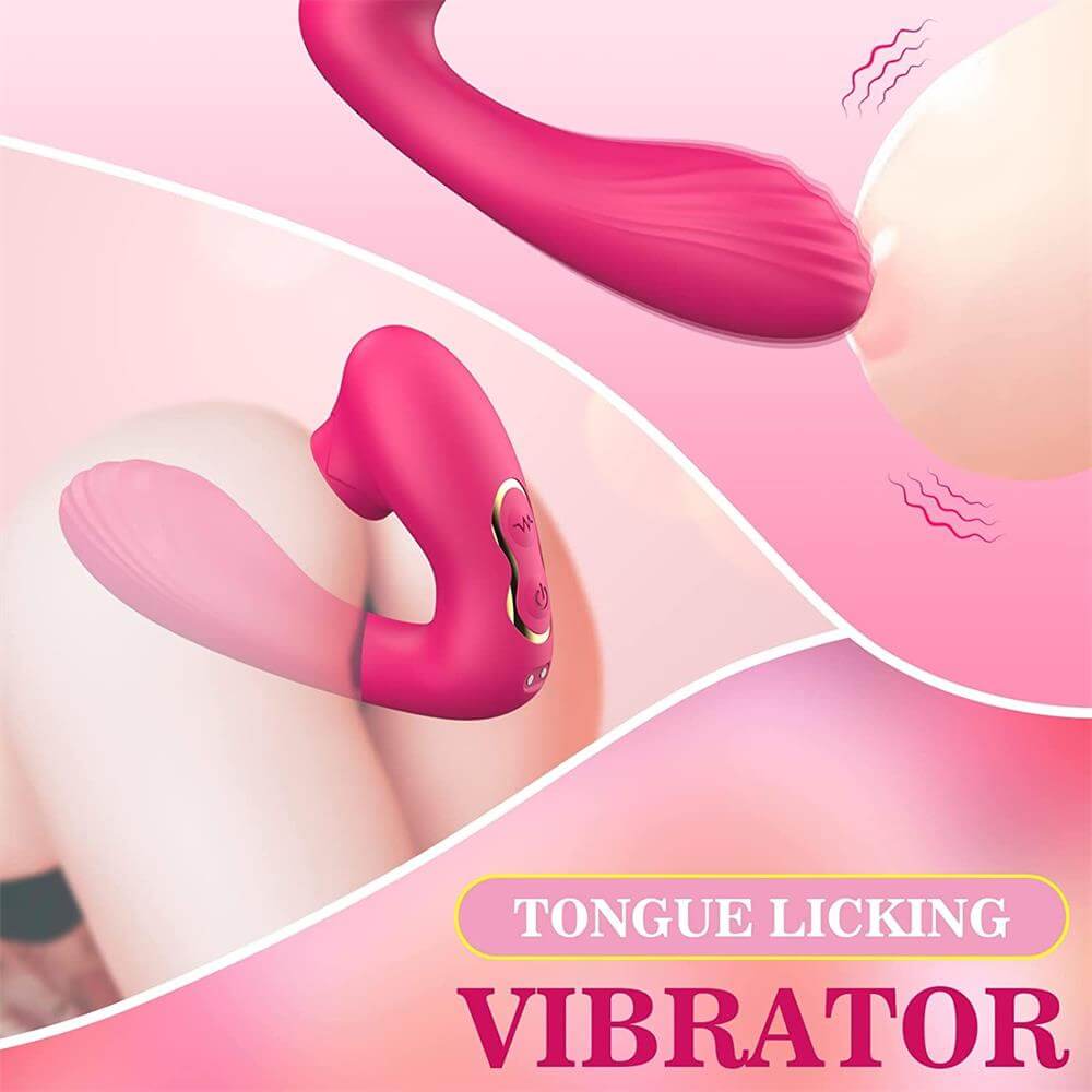 Licking Curved Vibrator | Clit Licking Toy | Adorime