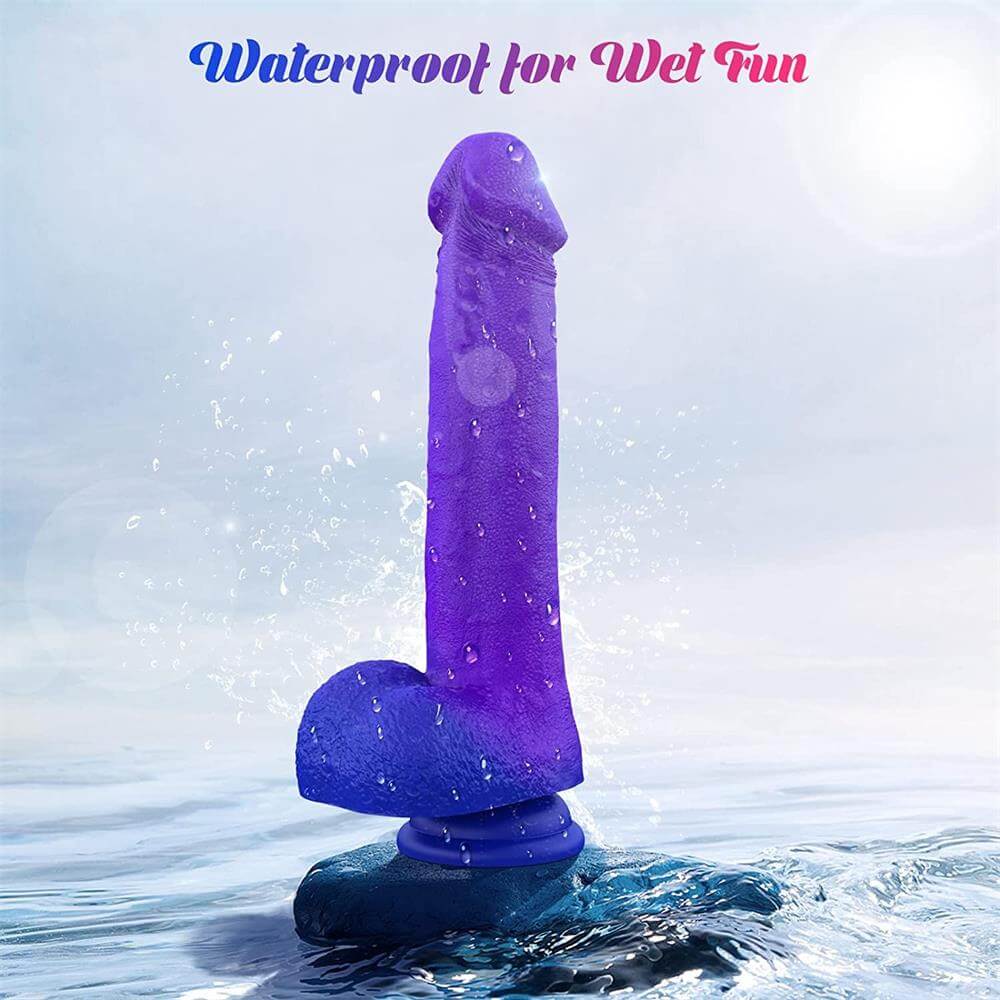 Color Changing Dildo | Flexible Silicone Dildo | Adorime